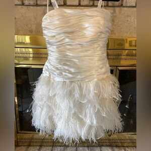 David's Bridal | Dresses | Davids Bridal Offshoulder Satin Aline Bridesmaid  Dress | Poshmark